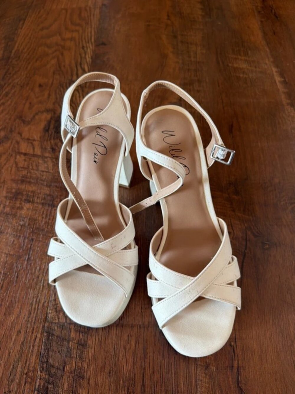 Wild Pair White Pumps